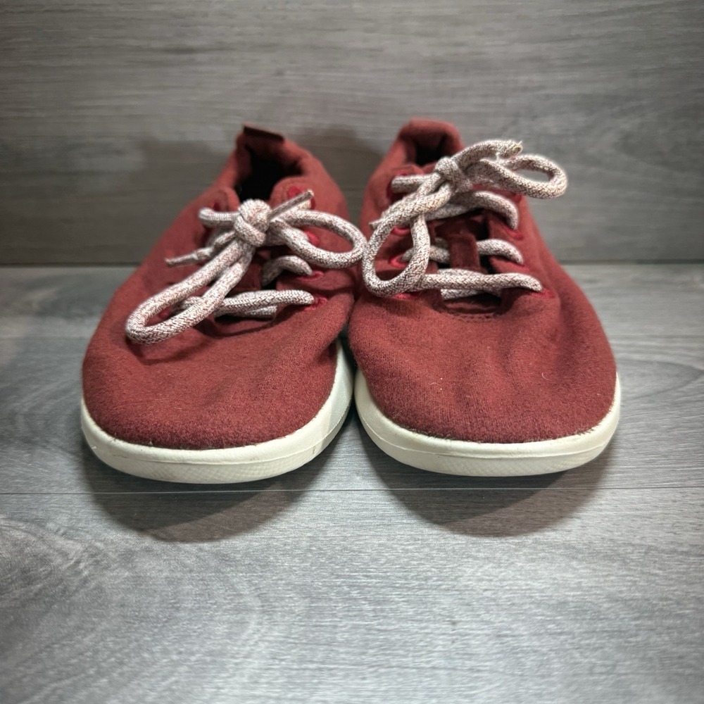 Allbirds Wool Runners Merino WR Athletic Running Shoes Red White Womens Size 6 - Picture 3 of 12
